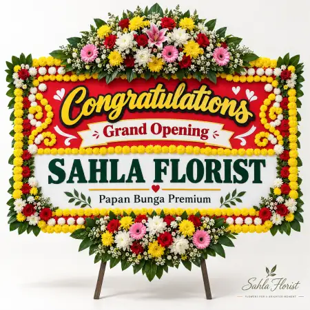 Papan Bunga Ucapan Selamat Palembang